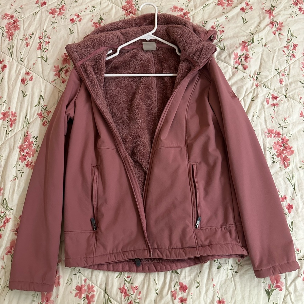 ZeroXposur Women's Dusty Rose Teddy Jacket